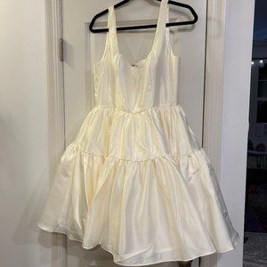 Chelsea Reece Twirl Dress, Ivory, Size 12/14,